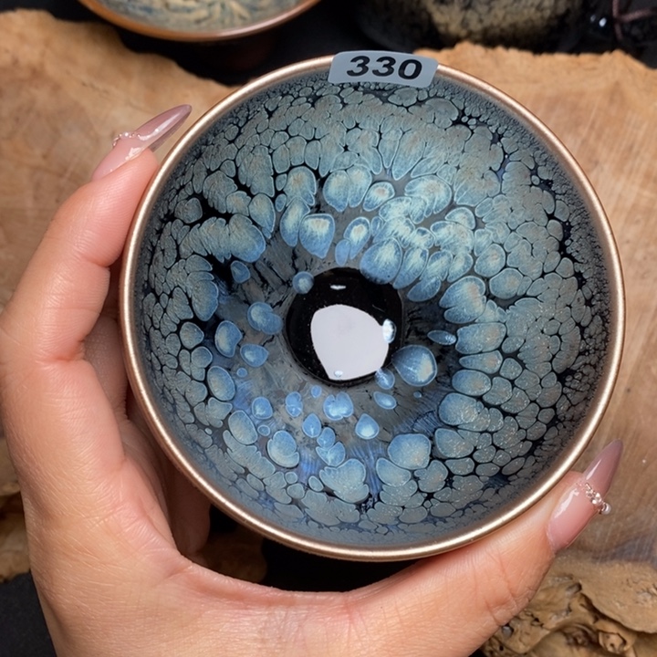 茶盏建窑建盏主人杯330微瑕
