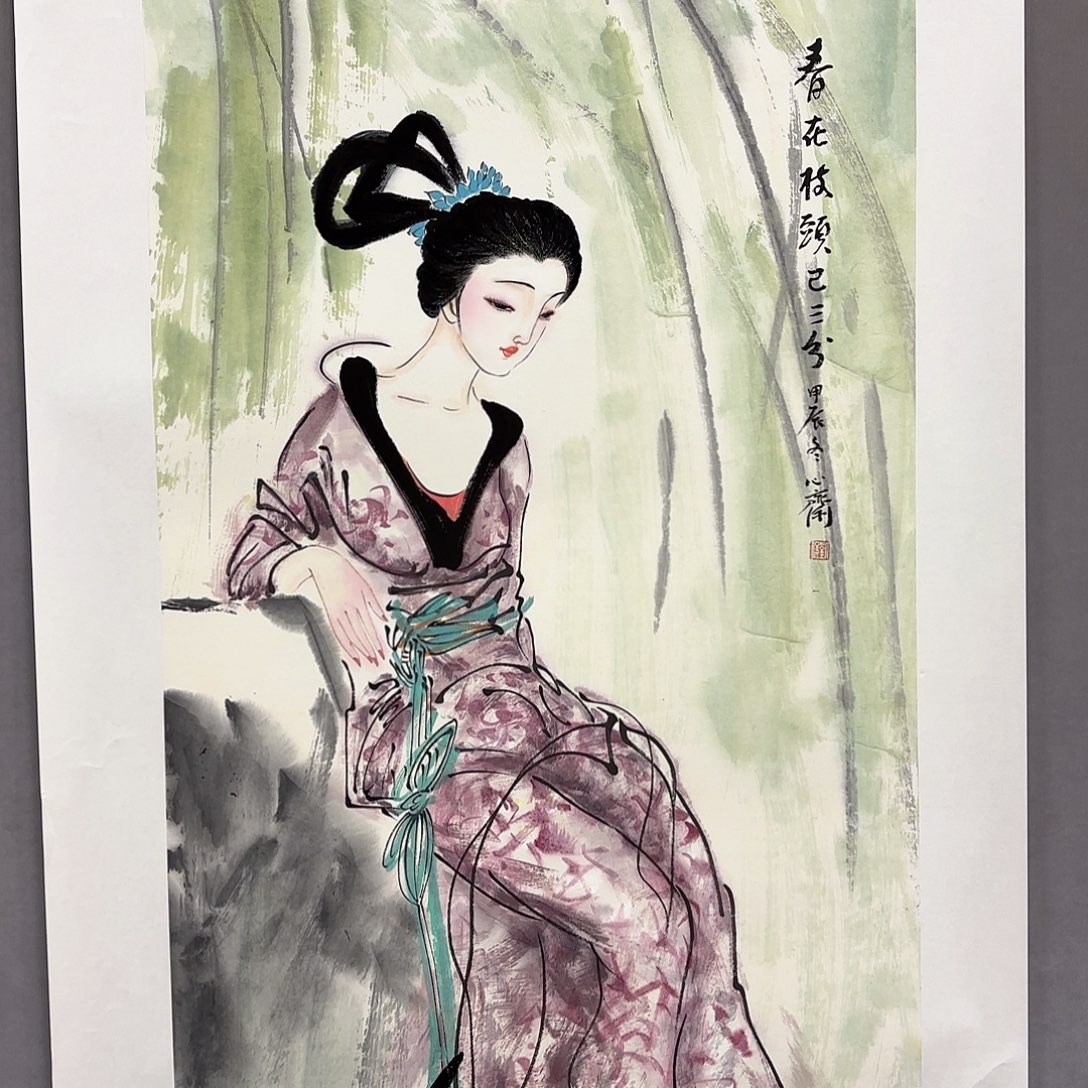 国画国画纯手绘作品请放心去藏