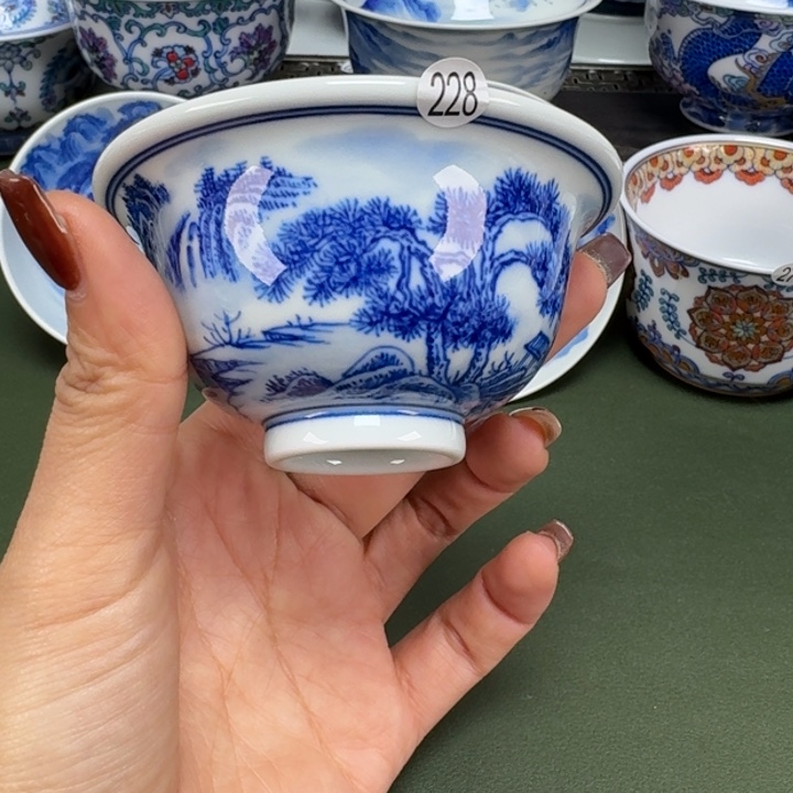 沙沙手工手绘茶具228