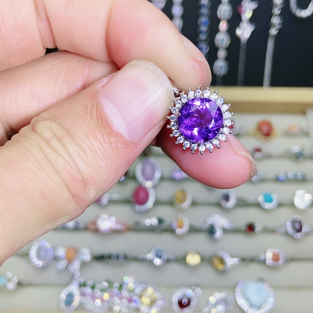 【闪购商品】吊坠(不含链)未镶嵌紫晶