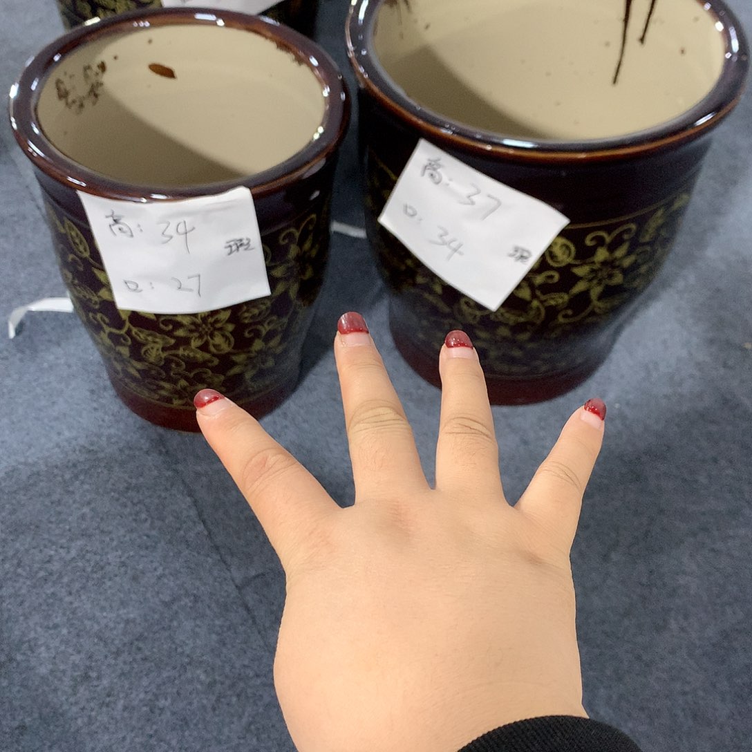 高温陶瓷花盆微瑕两大两中
