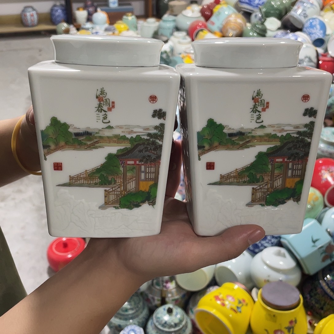 陶瓷罐茶叶罐密封罐