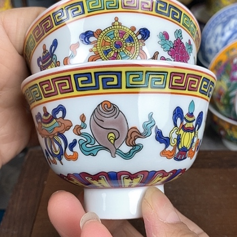 景德镇陶瓷藏式茶碗