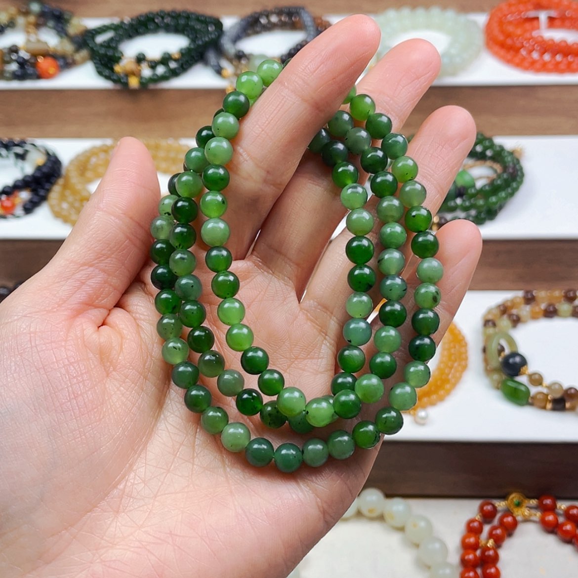 【闪购商品】和田玉手串未镶嵌