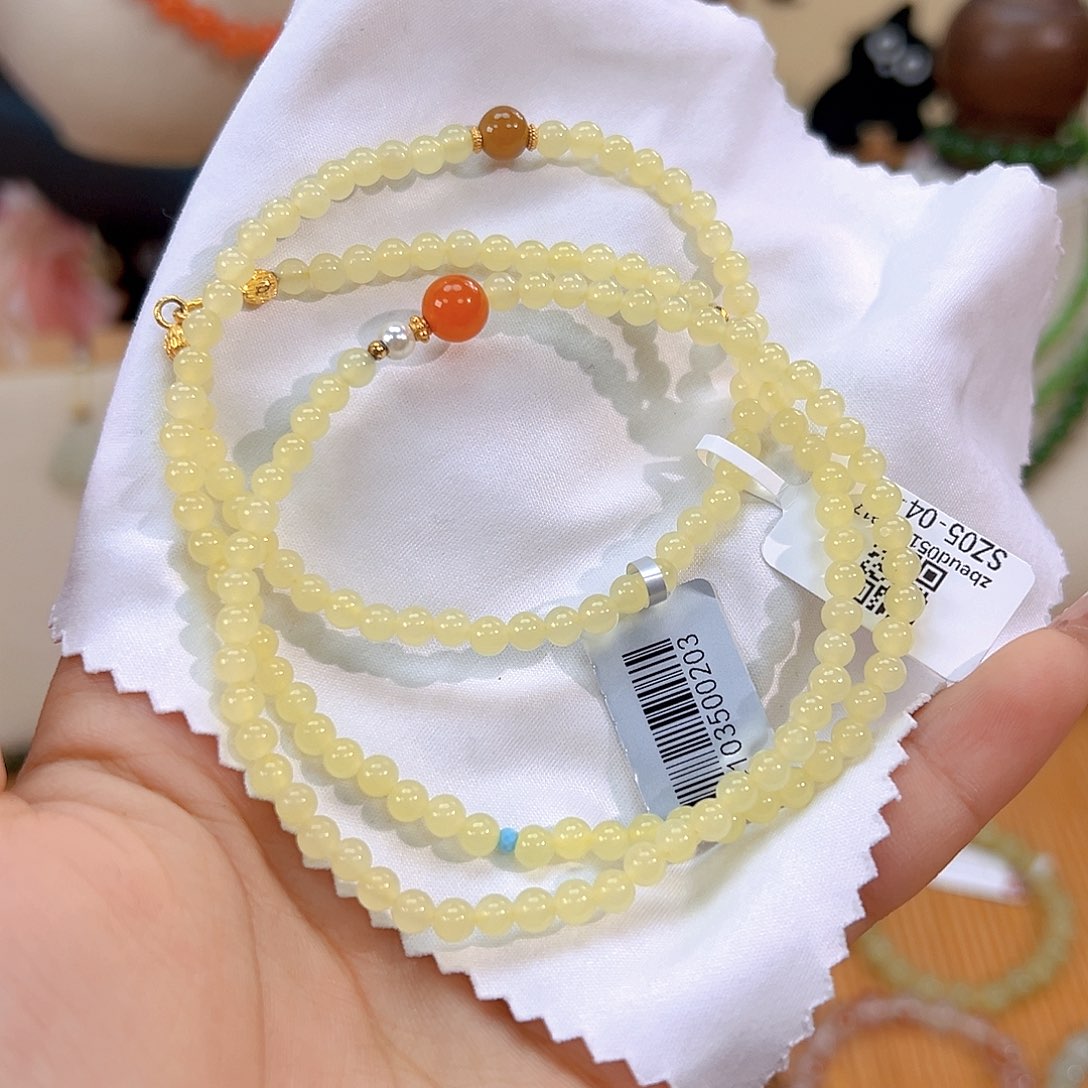 和田玉未镶嵌颈饰sj