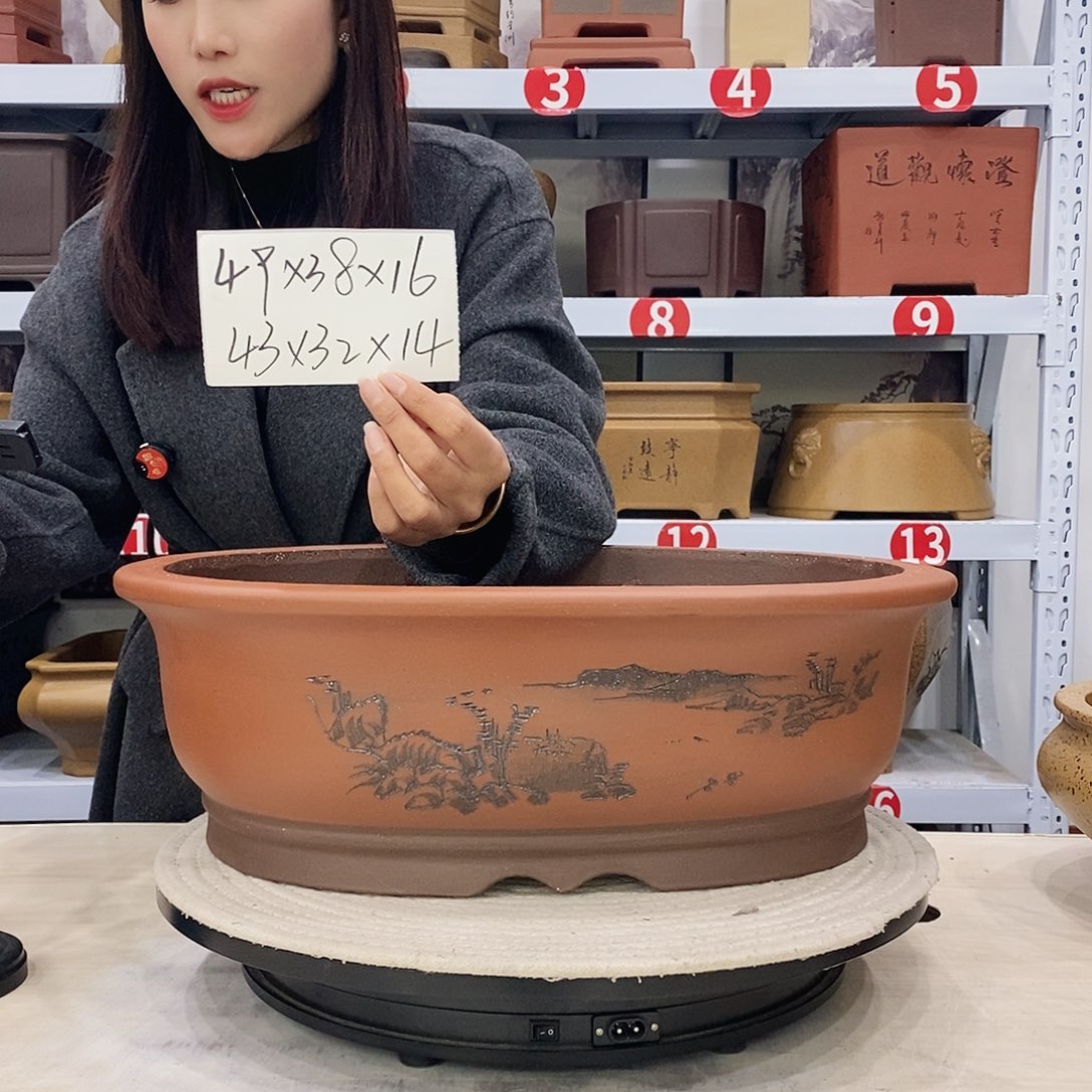 紫砂花盆紫砂花盆