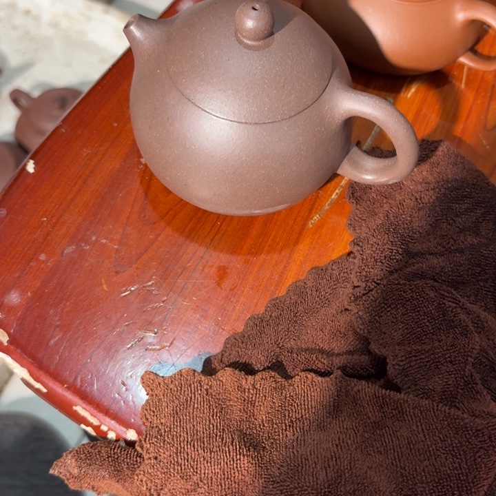 紫砂茶壶老紫泥西施200cc
