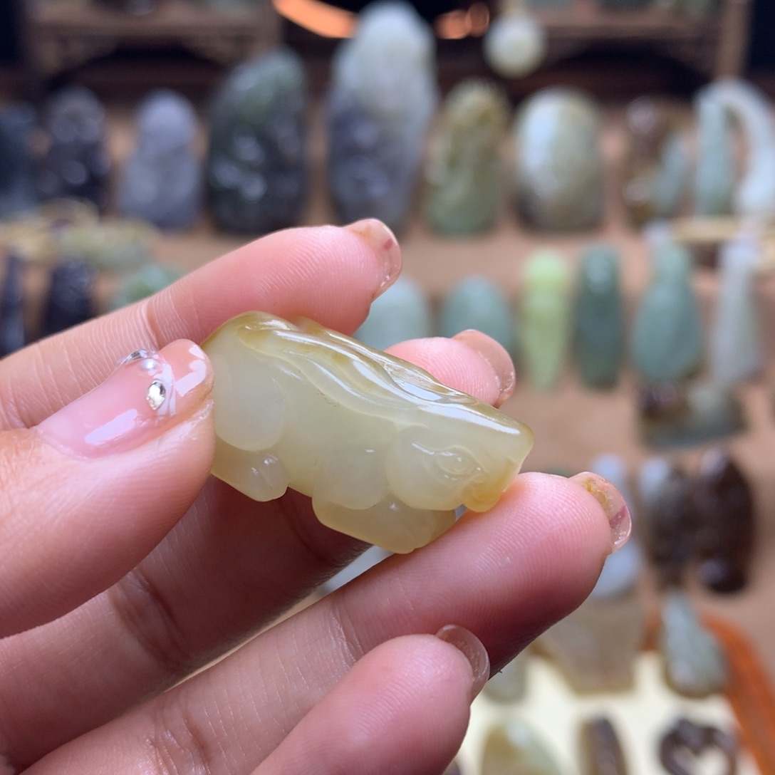 和田玉挂件未镶嵌C*T