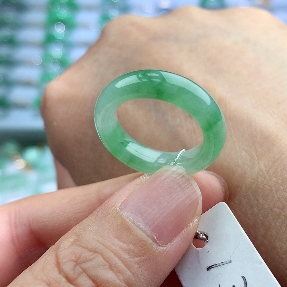 未镶嵌戒指翡翠13号