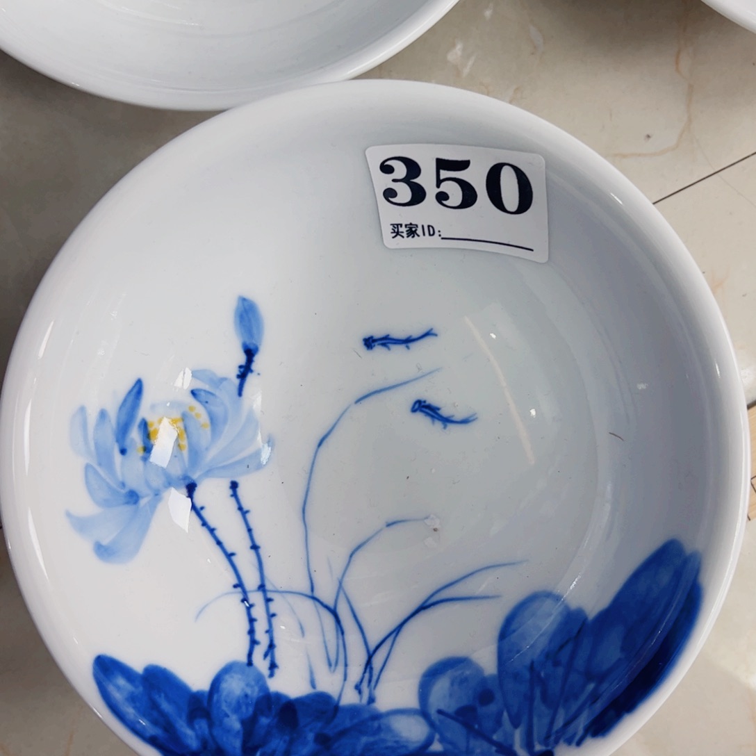 瓷片景德镇陶瓷手工手绘制作