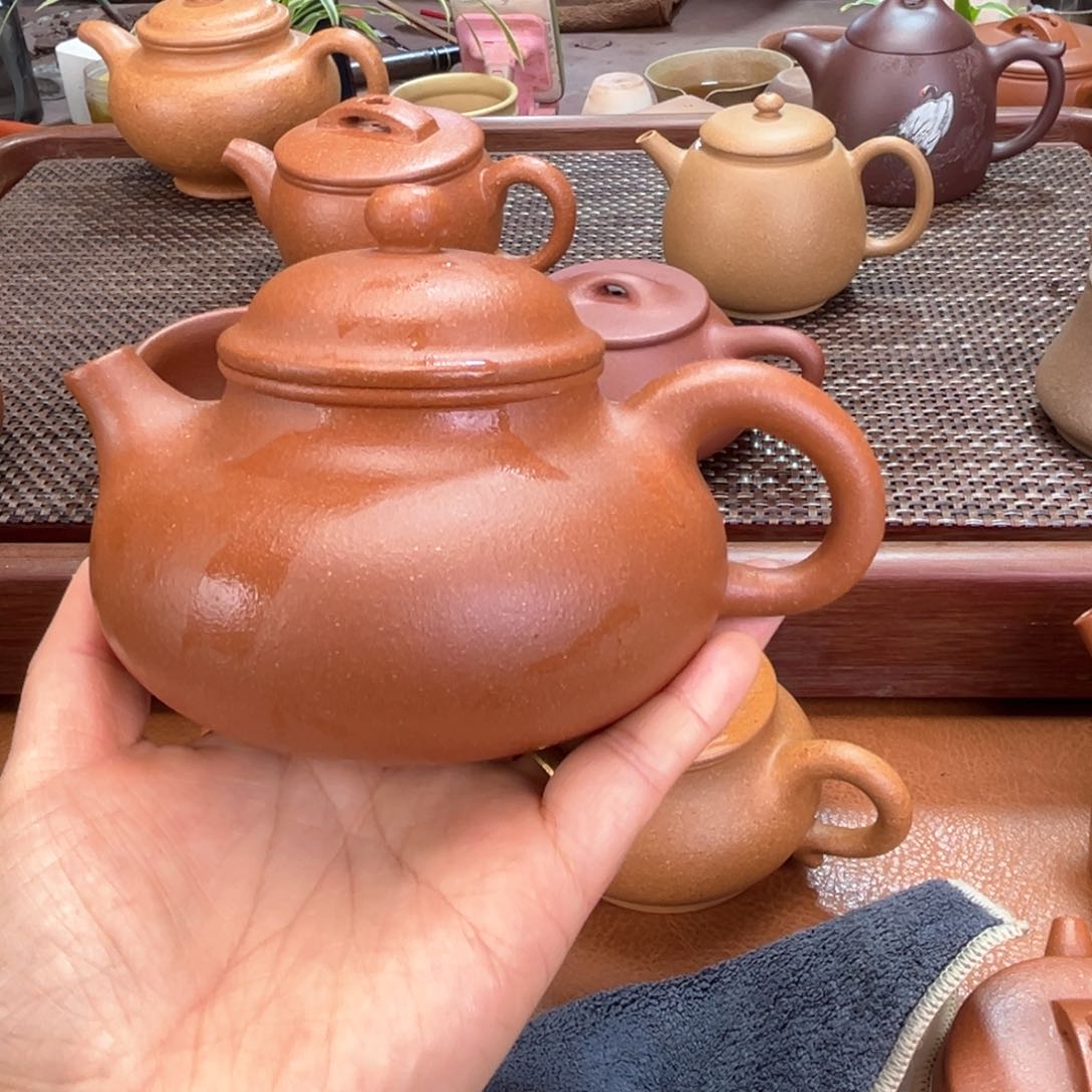 紫砂茶壶容天360cc宜兴紫砂