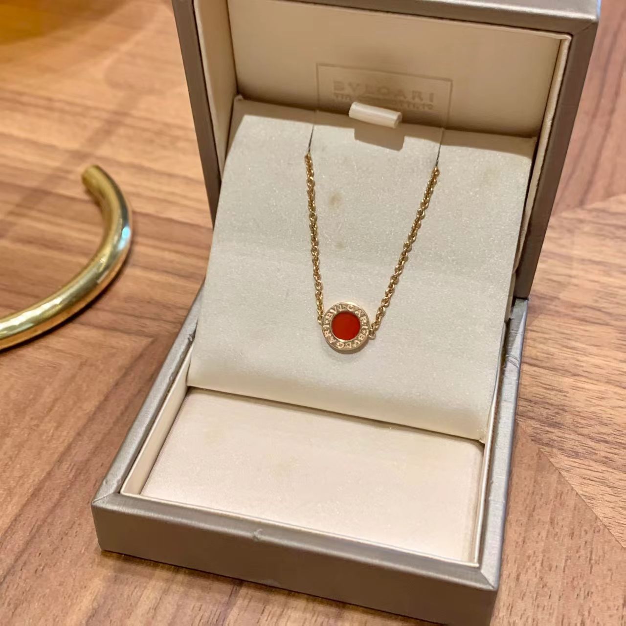 99新 Tiffany & Co./蒂芙尼 壹臻楠/红玉髓白贝母手链30399940