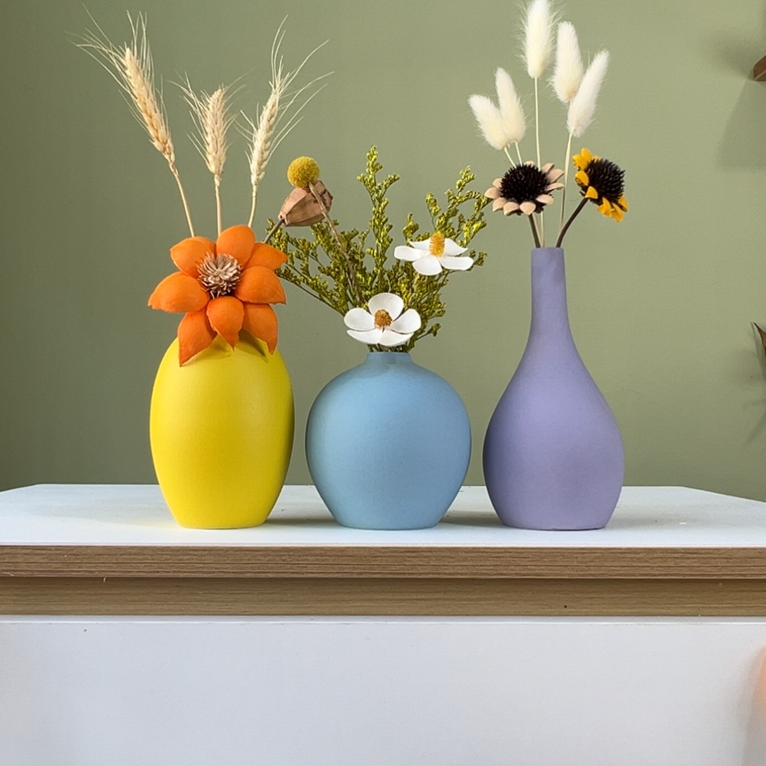 摆件花瓶带花高度20-30厘米左右