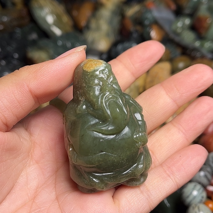 岫岩河磨玉（透闪石质玉）未镶嵌挂件