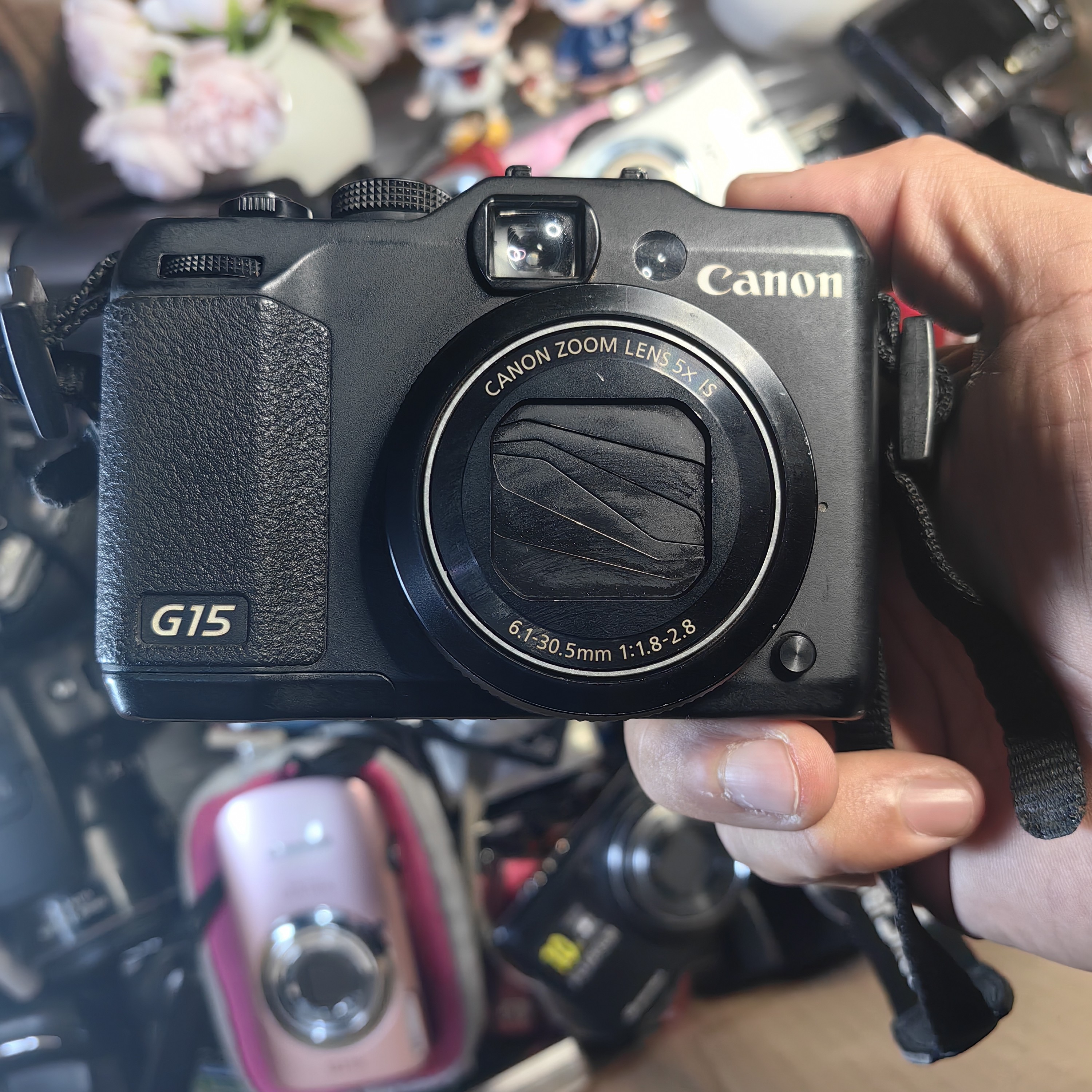 9新 Canon/佳能 佳能g15，全好，品相如图，有原装电池和充电器。