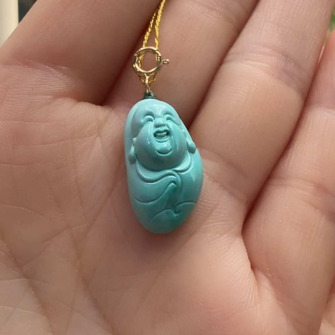 绿松石未镶嵌颈饰