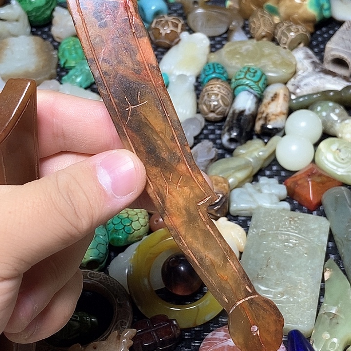 摆件有点老裂纹21