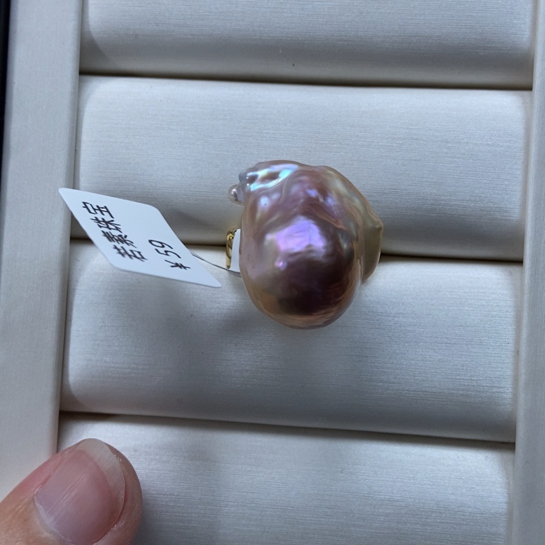 淡水珍珠戒指合金福利144