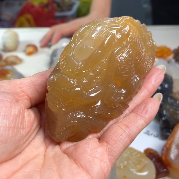 玛瑙/玉髓未镶嵌吊坠(不含链)
