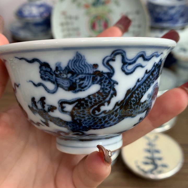 杯子现代纯手工手绘的主人杯