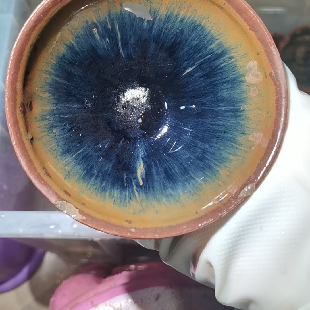 宋***化茶盏建盏茶杯可以喝茶