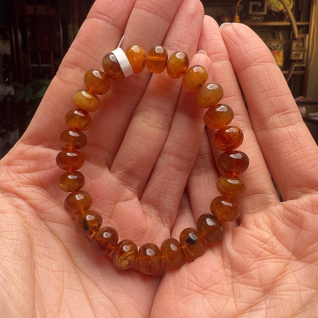 琥珀未镶嵌裸石抚顺琥珀10673九