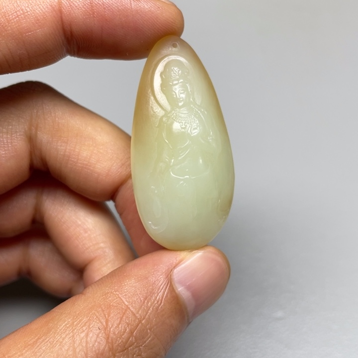 和田玉未镶嵌吊坠(不含链)用****6