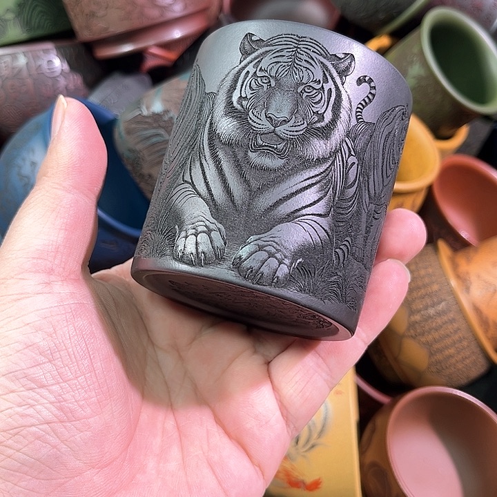 茶杯紫砂全手工紫砂主人杯