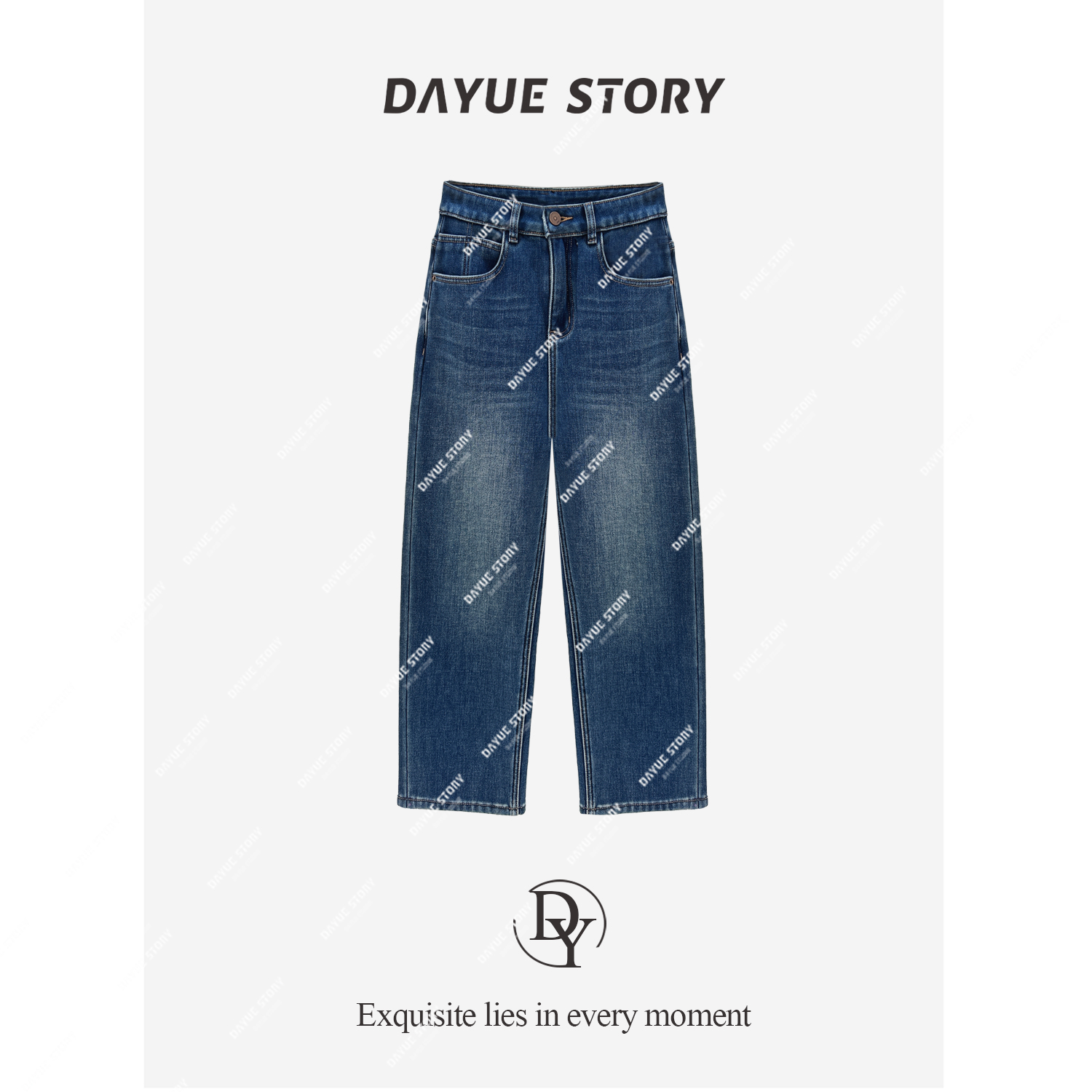 DAYUE【筷子腿】难得的好版型~加绒也显瘦！好弹力复合绒水洗牛仔裤