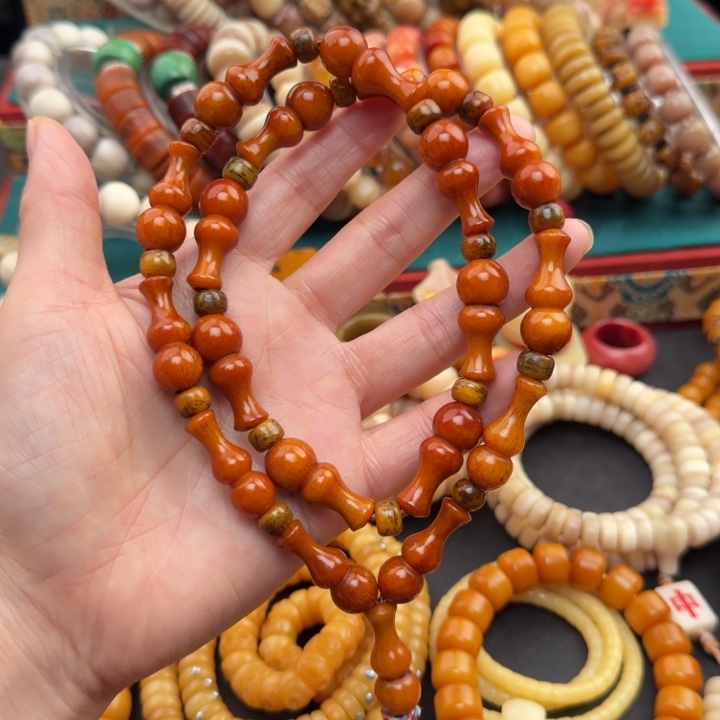 牛骨手串/手链雕刻葫芦手持