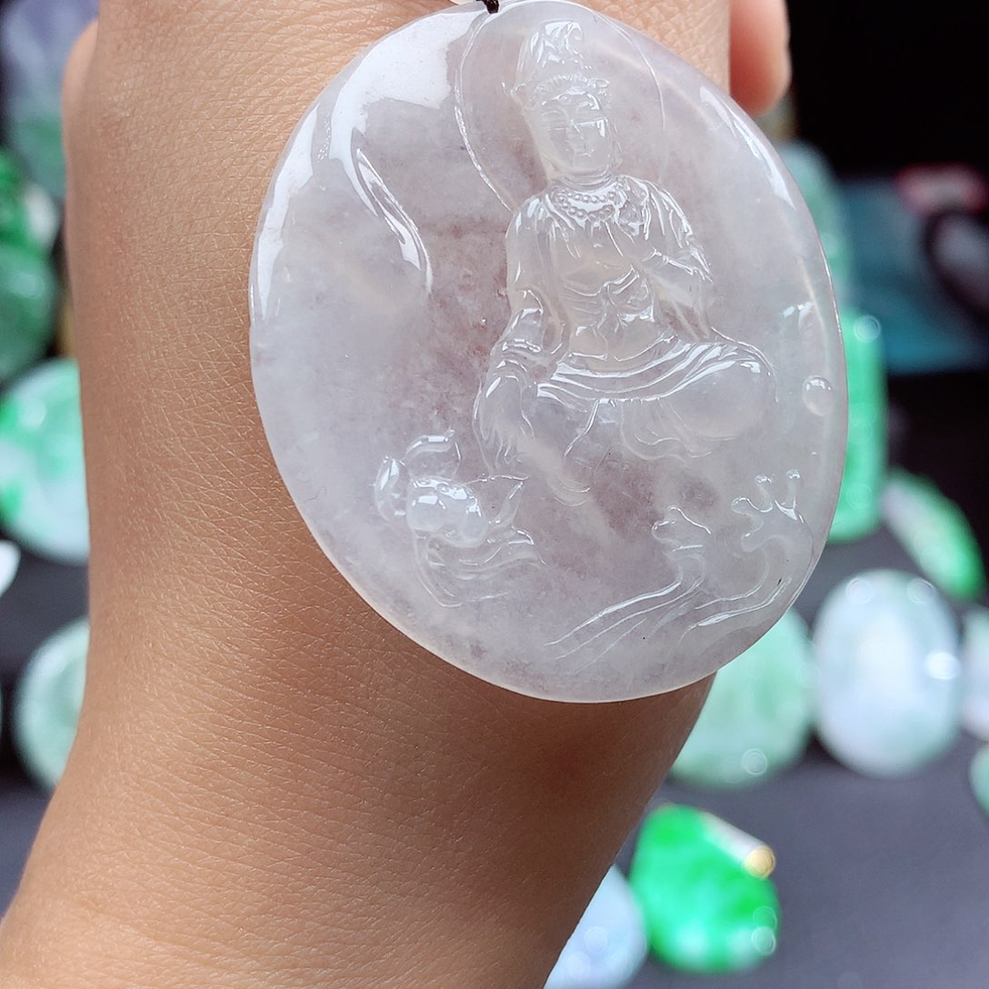 翡翠颈饰未镶嵌翡翠吊坠