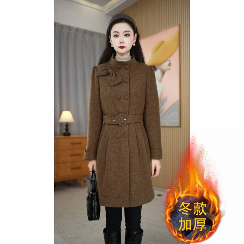 【艾丝琪】2025冬季新款温柔轻奢显白加厚保暖女士外套M-2XL