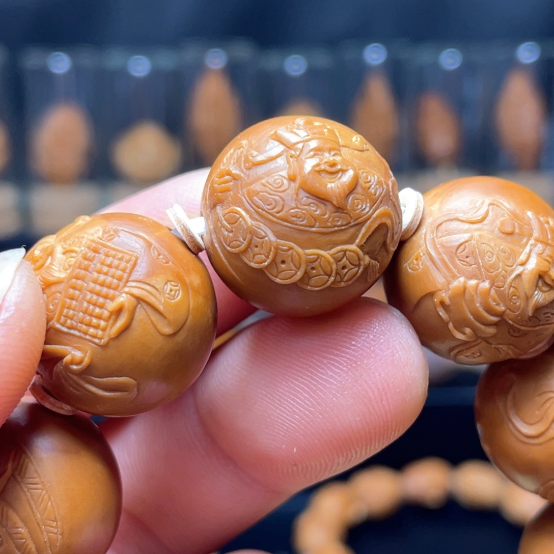 手串/手链橄榄核光洙财神