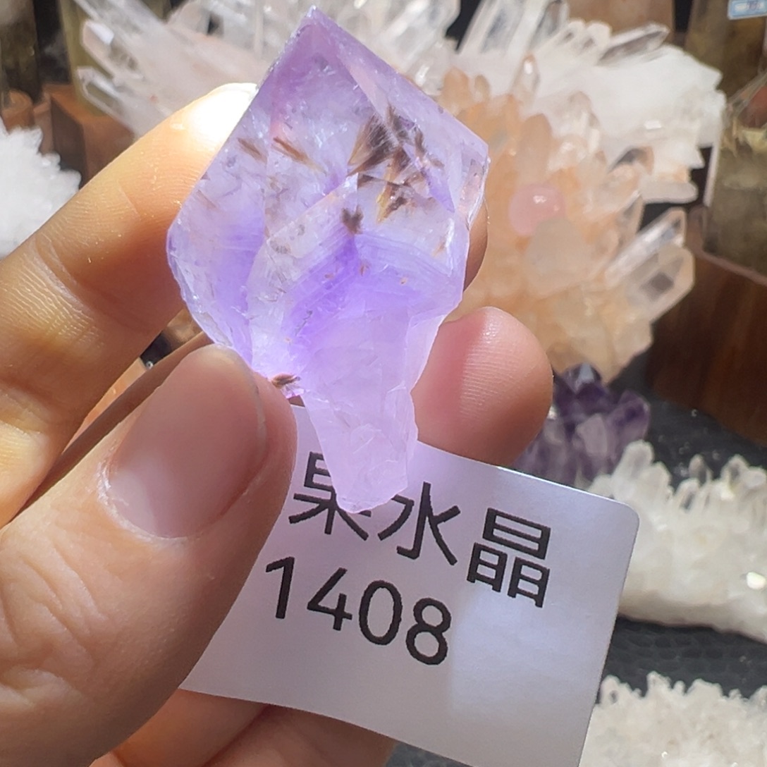 未镶嵌水晶珠宝半成品钛晶