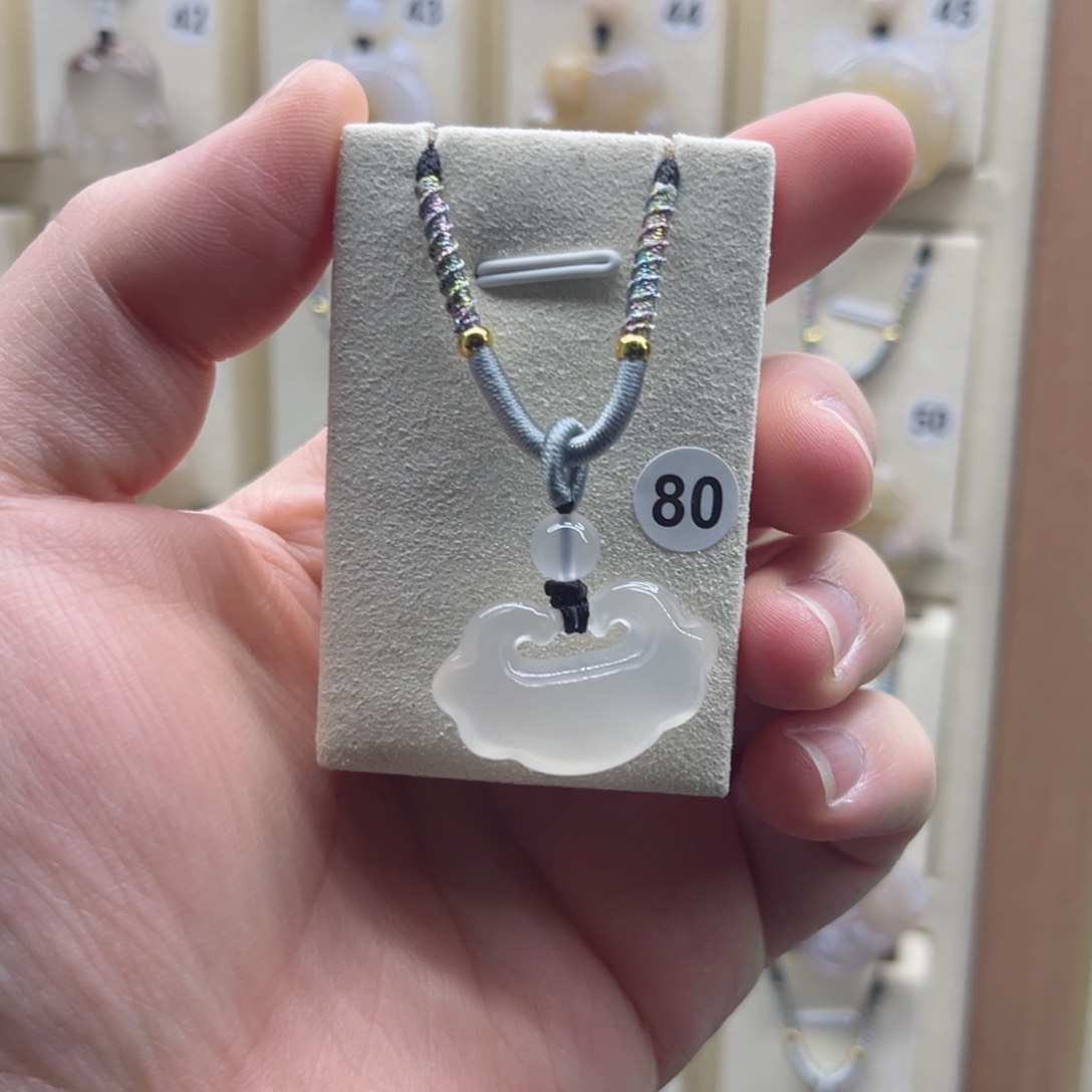 玛瑙/玉髓颈饰合金止*