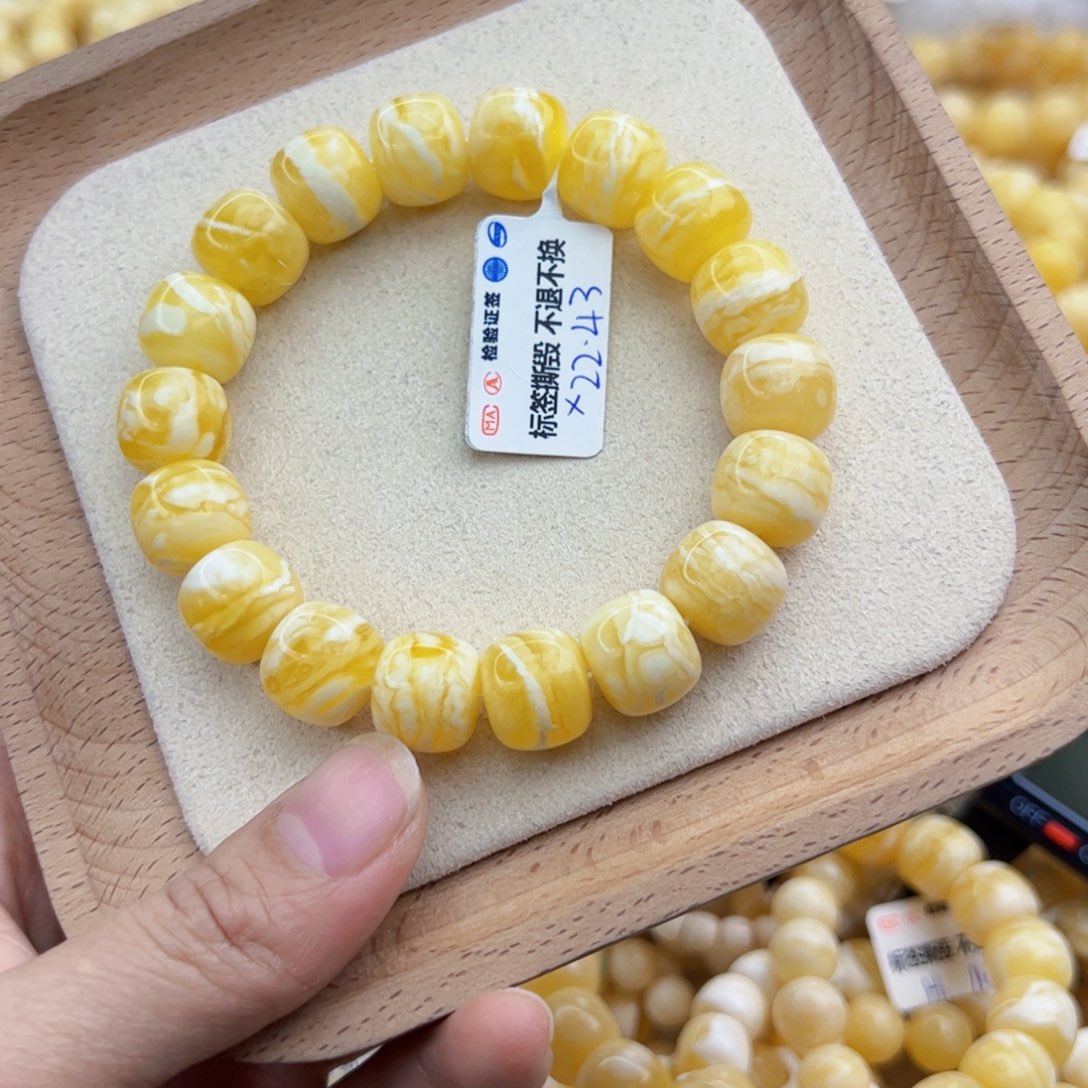 琥珀手链未镶嵌*️***22.43老型
