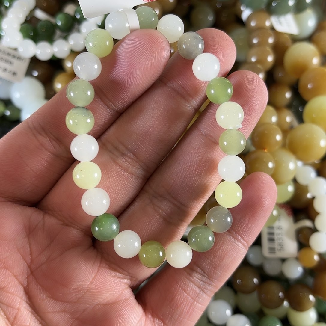 和田玉手链未镶嵌W132