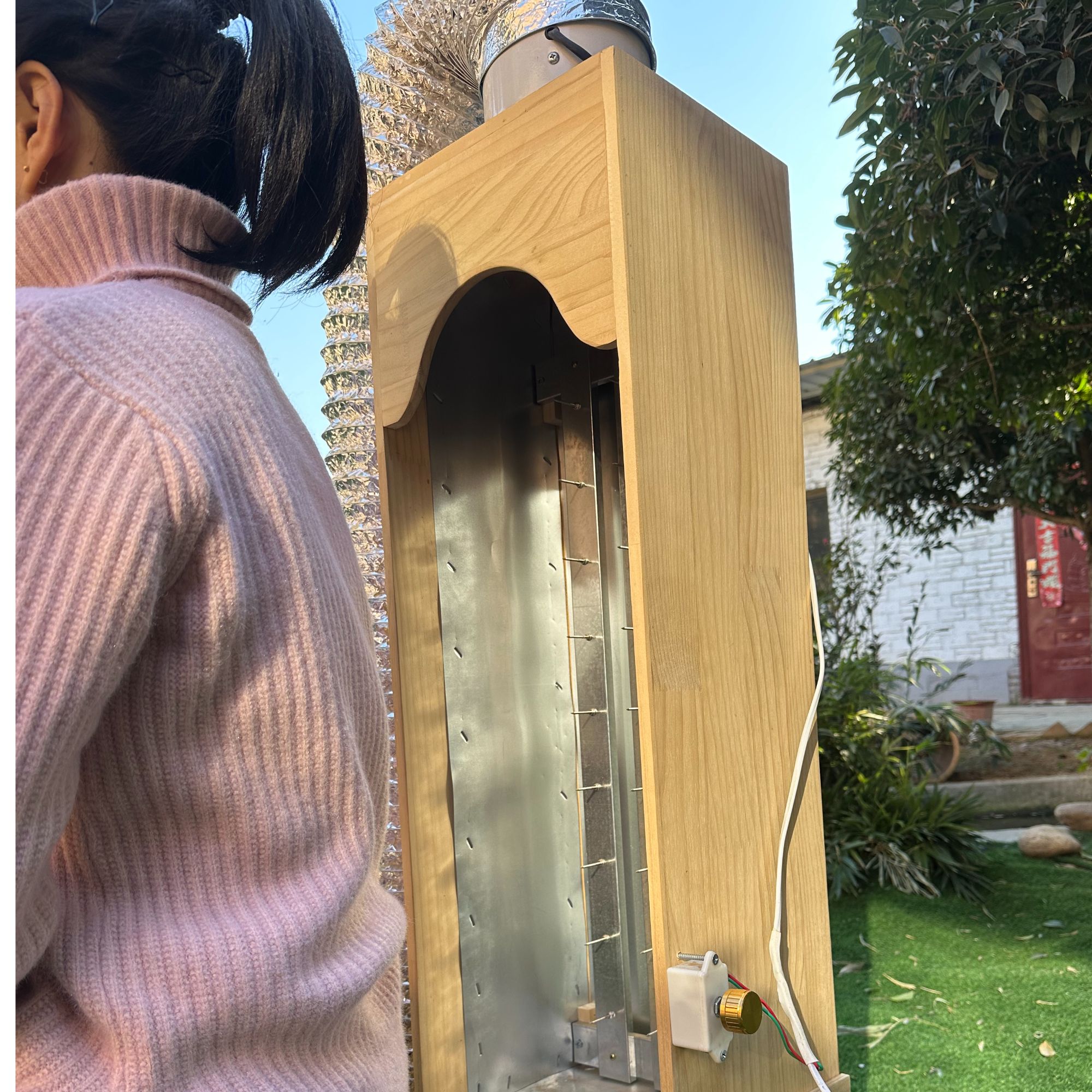 （灸后背专用）灸后背排烟机家用方便排烟干净