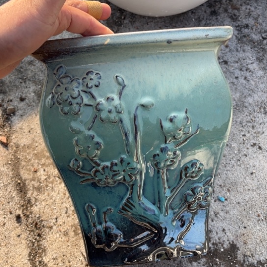 红陶口20高24瑕疵