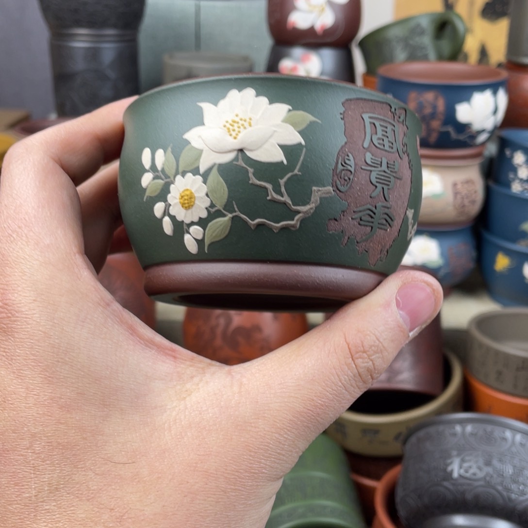 紫砂茶杯紫砂茶杯