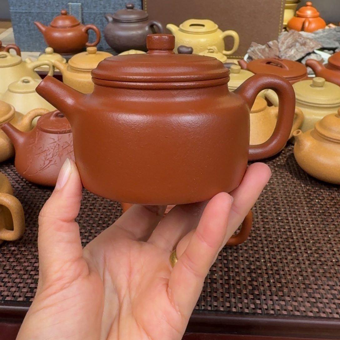 朱泥茶壶180毫升左右