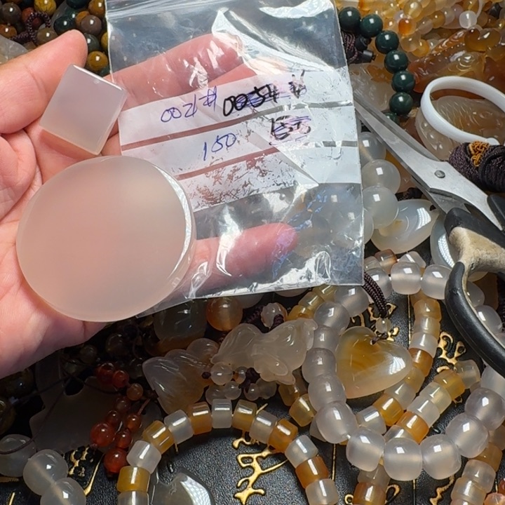 N***方玛瑙/玉髓颈饰未镶嵌0021