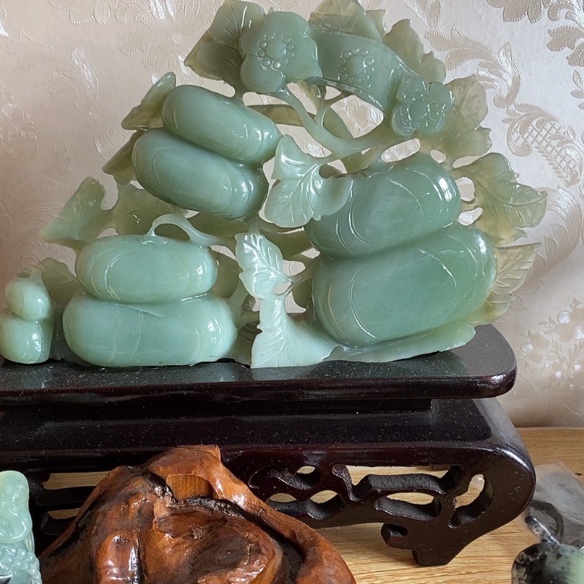 【闪购商品】蛇纹石玉摆件未镶嵌