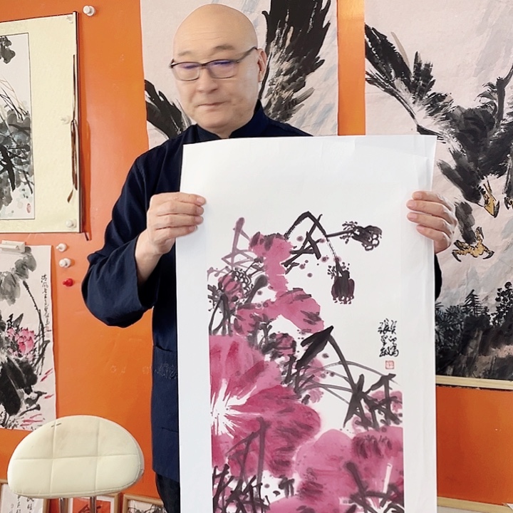 国画张圣敏先生纯手绘作品