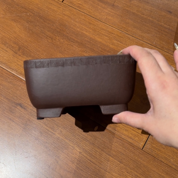 紫砂花盆口径15深度6