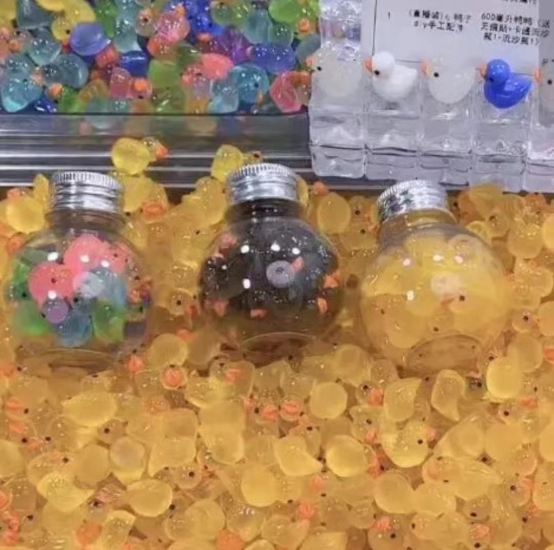 【直播装】夜光小鸭子迷你小摆件diy手工树脂配件