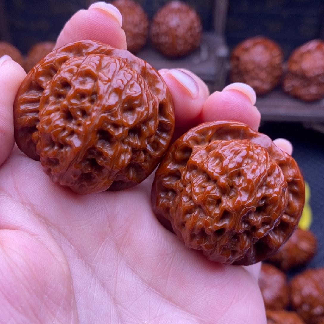 文玩核桃吊坠马老四39尺