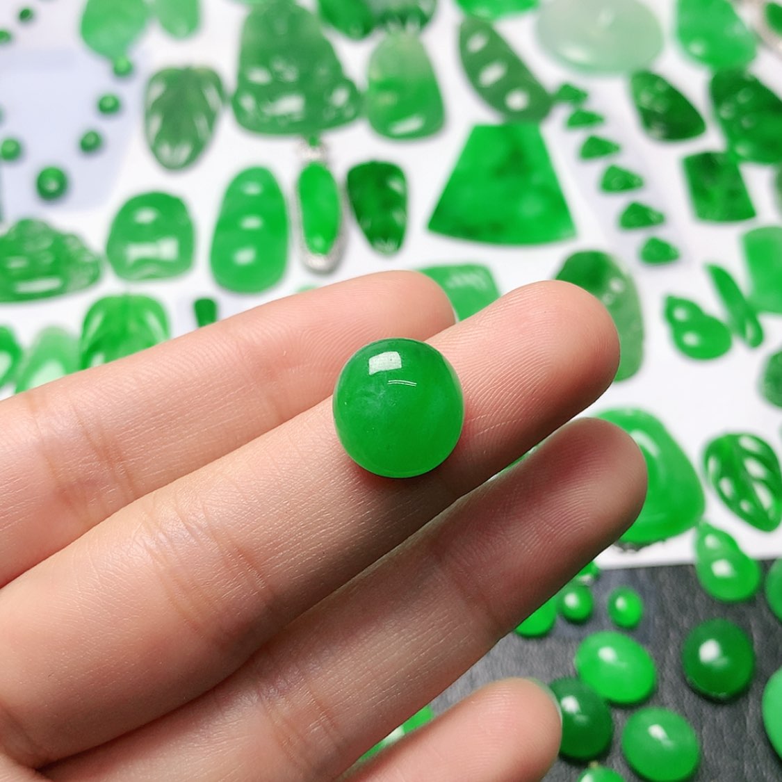 【闪购商品】翡翠颈饰未镶嵌悦*翡翠