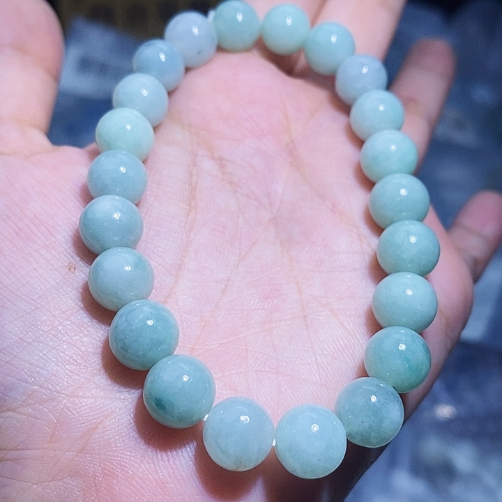 未镶嵌手串翡翠天然缅甸A货翡翠9.