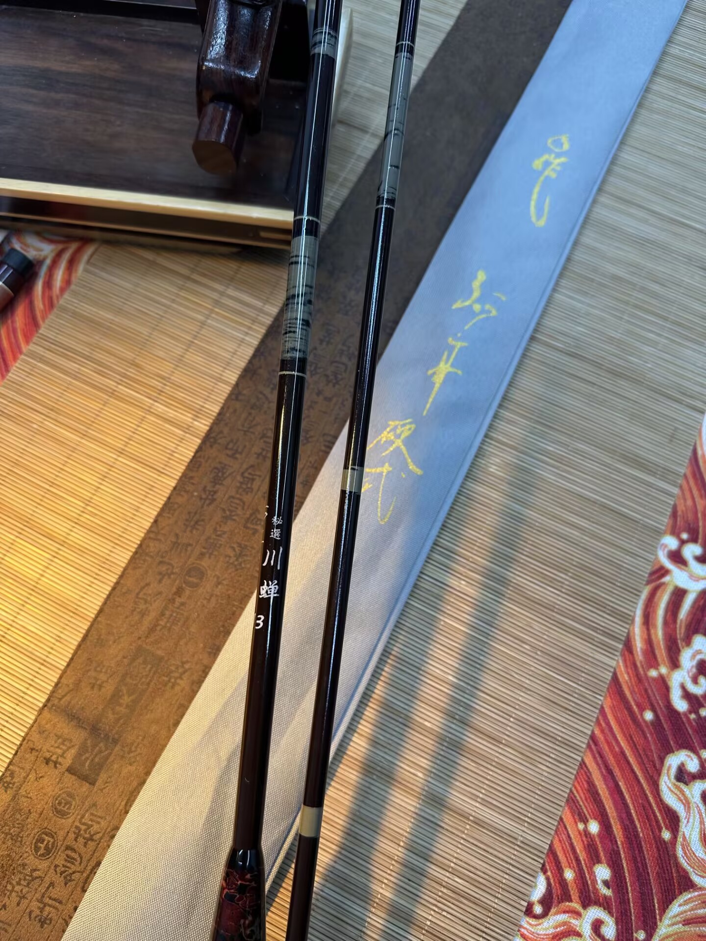 上野川蝉（并继式） 硬调 先调子插接鲫鱼鲤鱼杆